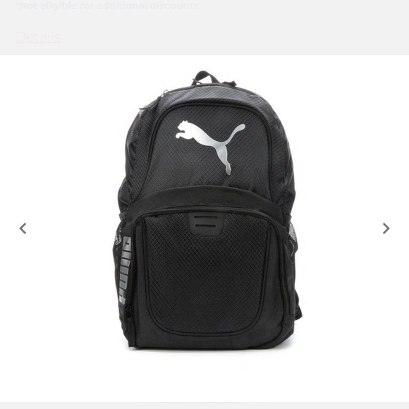 PUMA BLACK CONTENDER 3.0 BACKPACK NWOT - Picture 1 of 8